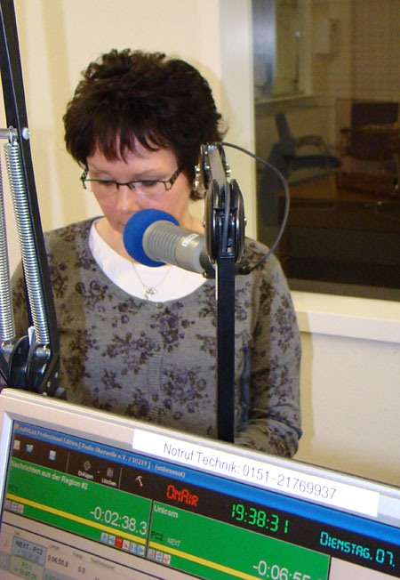 Birgit Schacht bei Radio Okerwelle